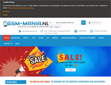 Tablet Screenshot of gsm-mania.nl